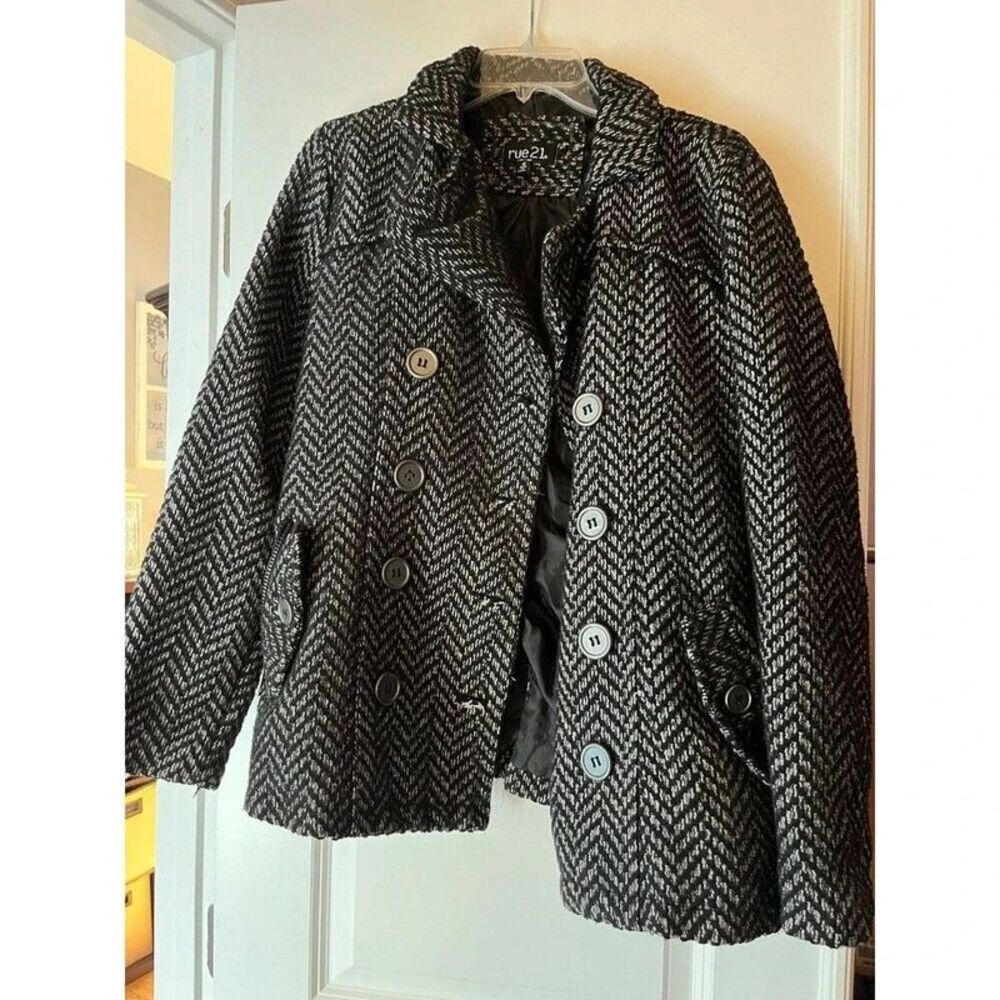 Rue 21 Peacoat Size Medium GUC